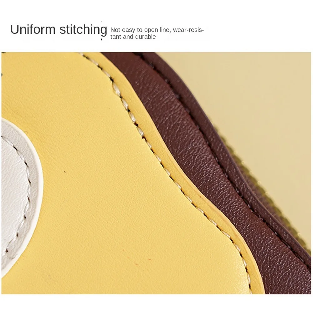 

Корейский стильный картхолдер из искусственной кожи в форме груши, большой вместимости, с мультислотами для карт, тонкий кошелек для монет, держатель для удостоверений личности