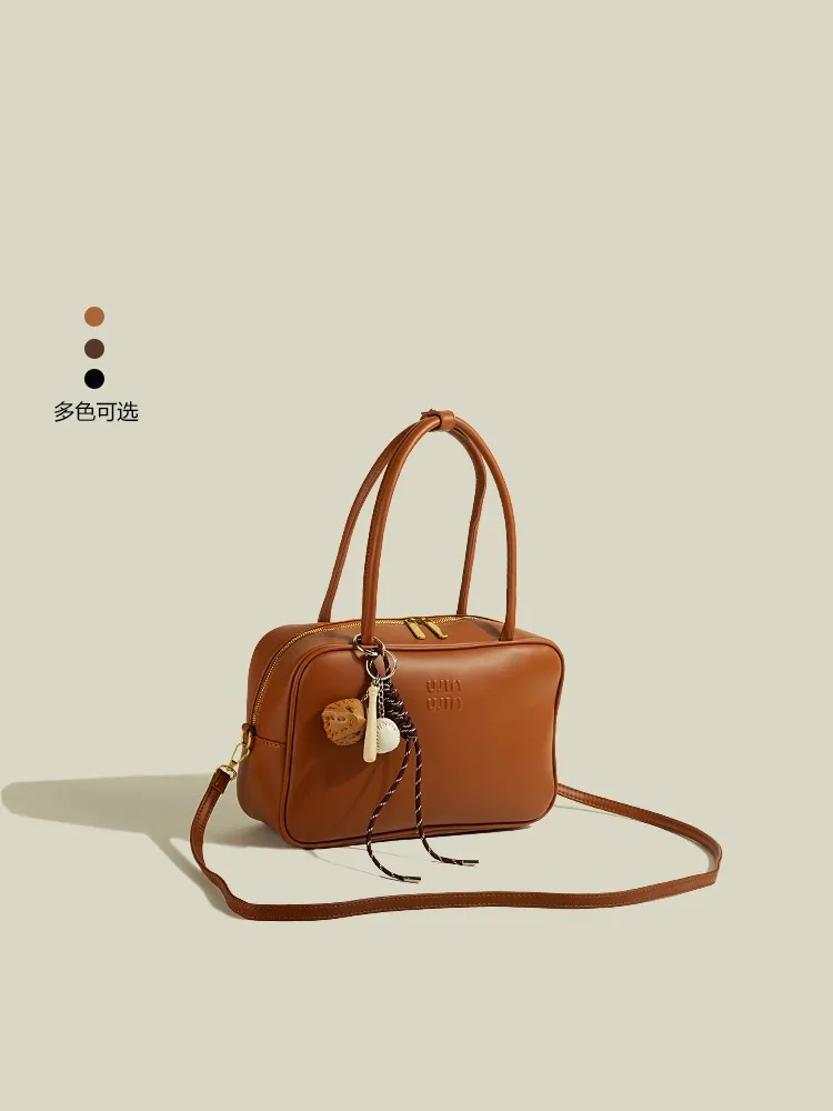 

Luxury designer 2025 portable bowling bag women's spring and summer tide tote bag large-capacity bag shoulder bag messenger bag