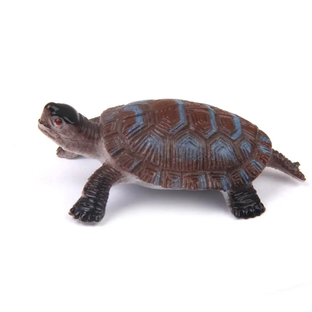 Tortoise Model Plastic Kids Toy Set Miniature Animal Figure Collection for Children Imaginative Play