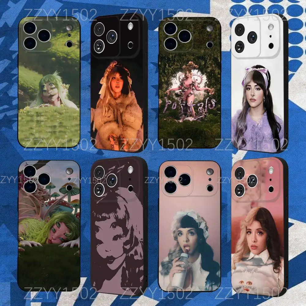 

M-Melanie Martinez Portals Phone Case For iPhone 17,16,15,14,13,12,Pro,Max,Plus,E,SE4,Air,Mini Black Funda Shell