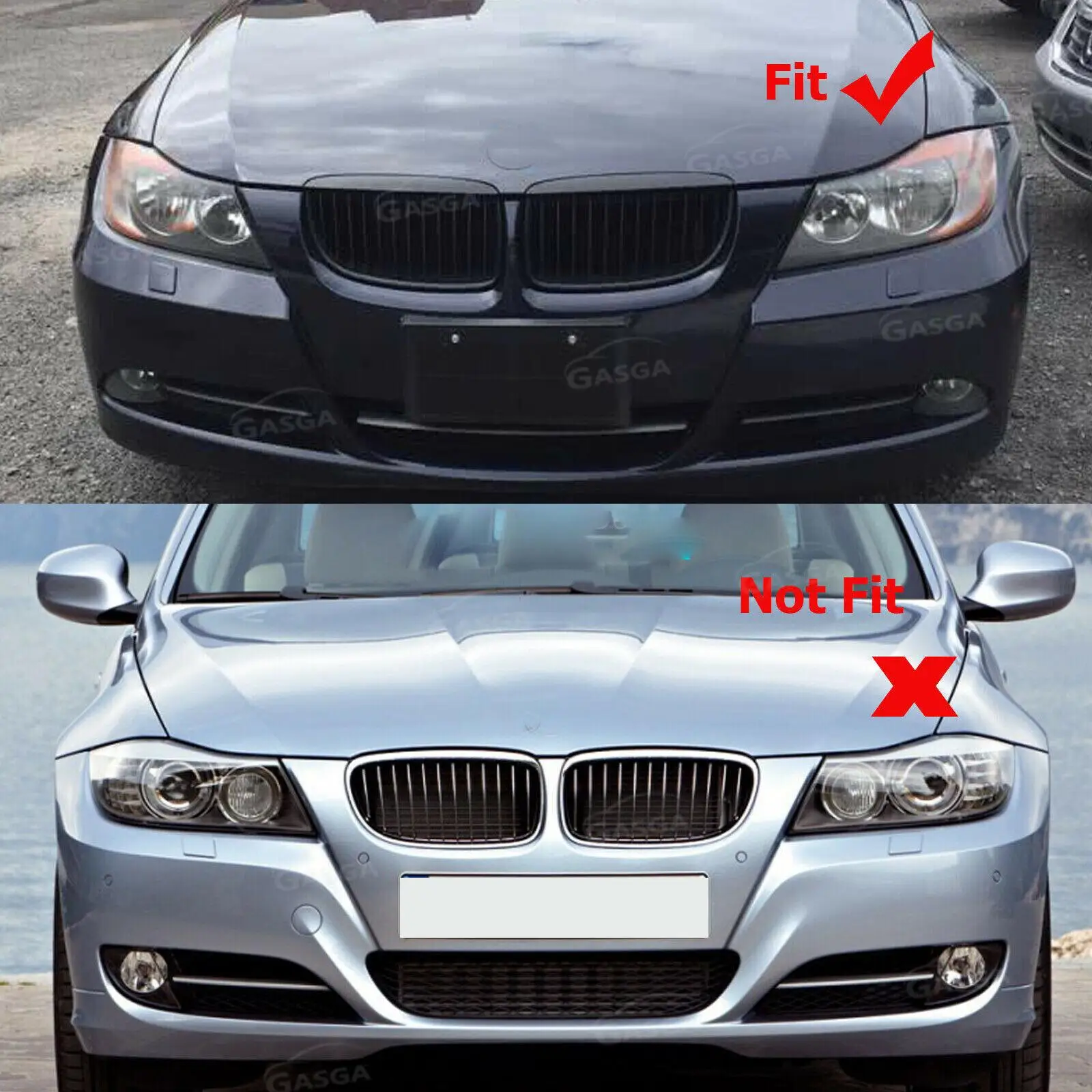 لسيارات BMW 3 Series E90 E91 2005 - 2008 330I 328i LED أضواء الضباب أجزاء استبدال السيارات القيادة مصابيح الرأس الملحقات