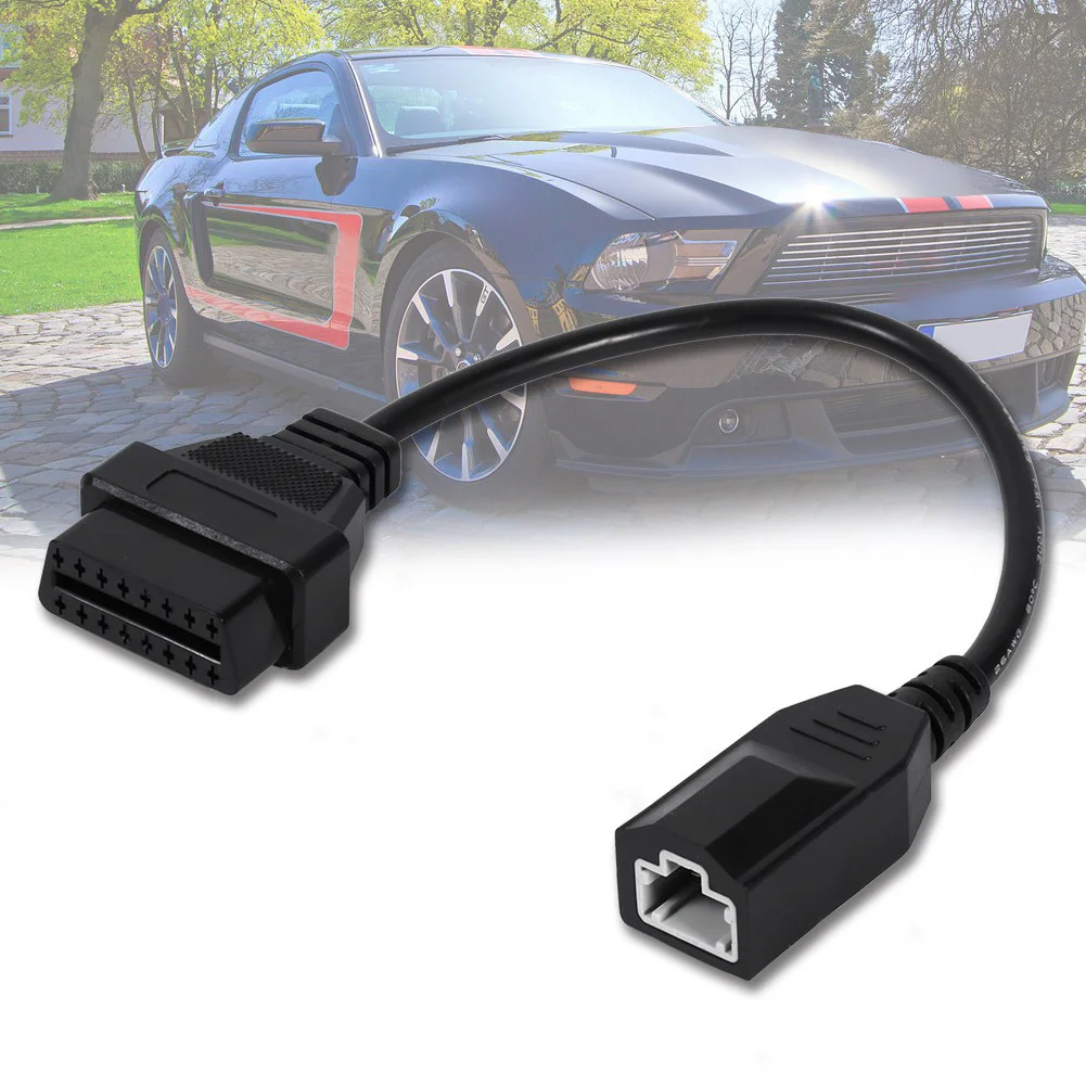 3 Pin OBD2 Adapter Cable 16 Pin Diagnostic Connector for Honda Auto Car ECU Fault Code Scanner Tool Diagnostic Cable