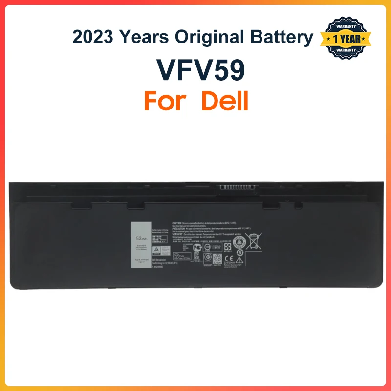 Imagem -01 - Bateria para Dell Latitude E7240 Série E7250 0w57cv Wd52h Kwffn W57cv Gvd76 7.4v 52wh Vfv59-laptop bateria para dell latitude e7240 serie e7250 0w57cv wd52h kwffn w57cv gvd76 74v 52wh vfv59 laptop 01