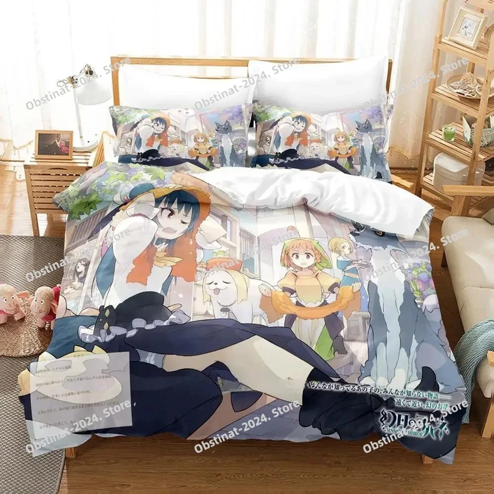 Yohane the Parhelion Sunshine in the Mirror Bedding Set Printed Duvet Cover Sheet Pillowcase Bed Soft Quilt Full Queen King Size