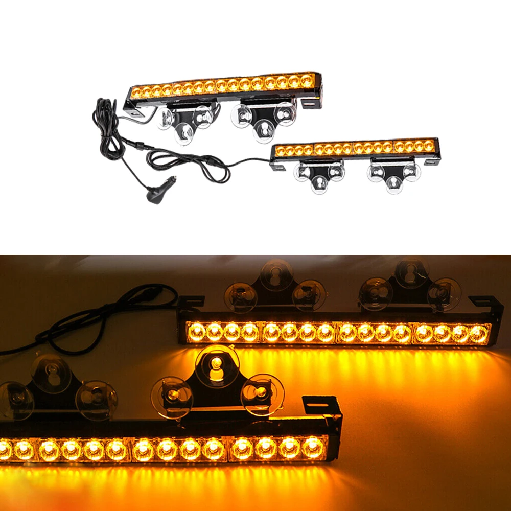 1 PCS LED 12V  Emergency Light LED Emergency Strobe Windshield Light Universal for cars and trucks