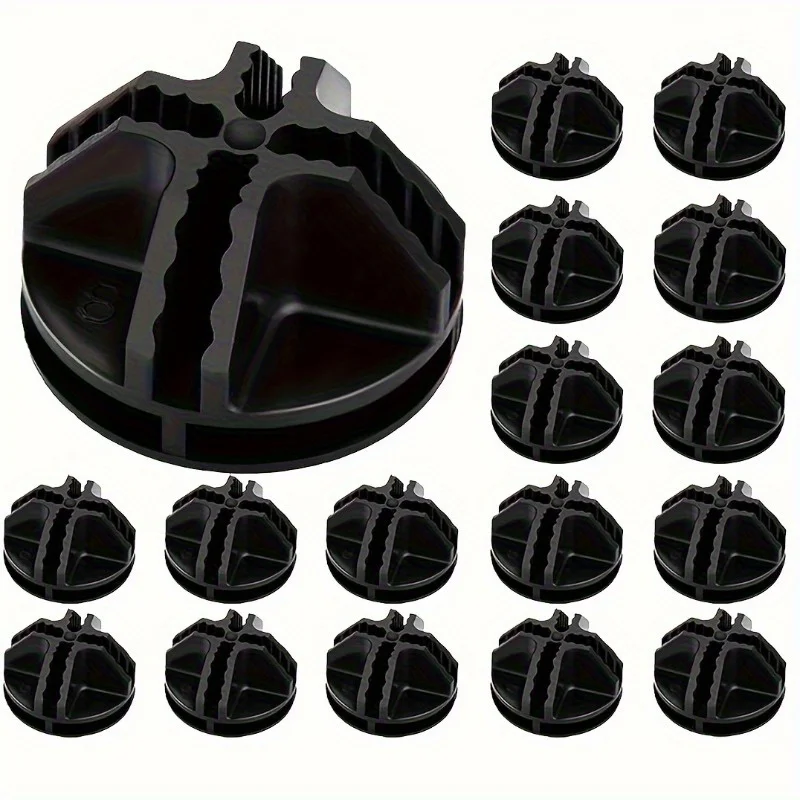 20pcs Simple Wardrobe Shoe Cabinet Pet Cage Door Plate Buckle, Combination Storage Cabinet General Connection