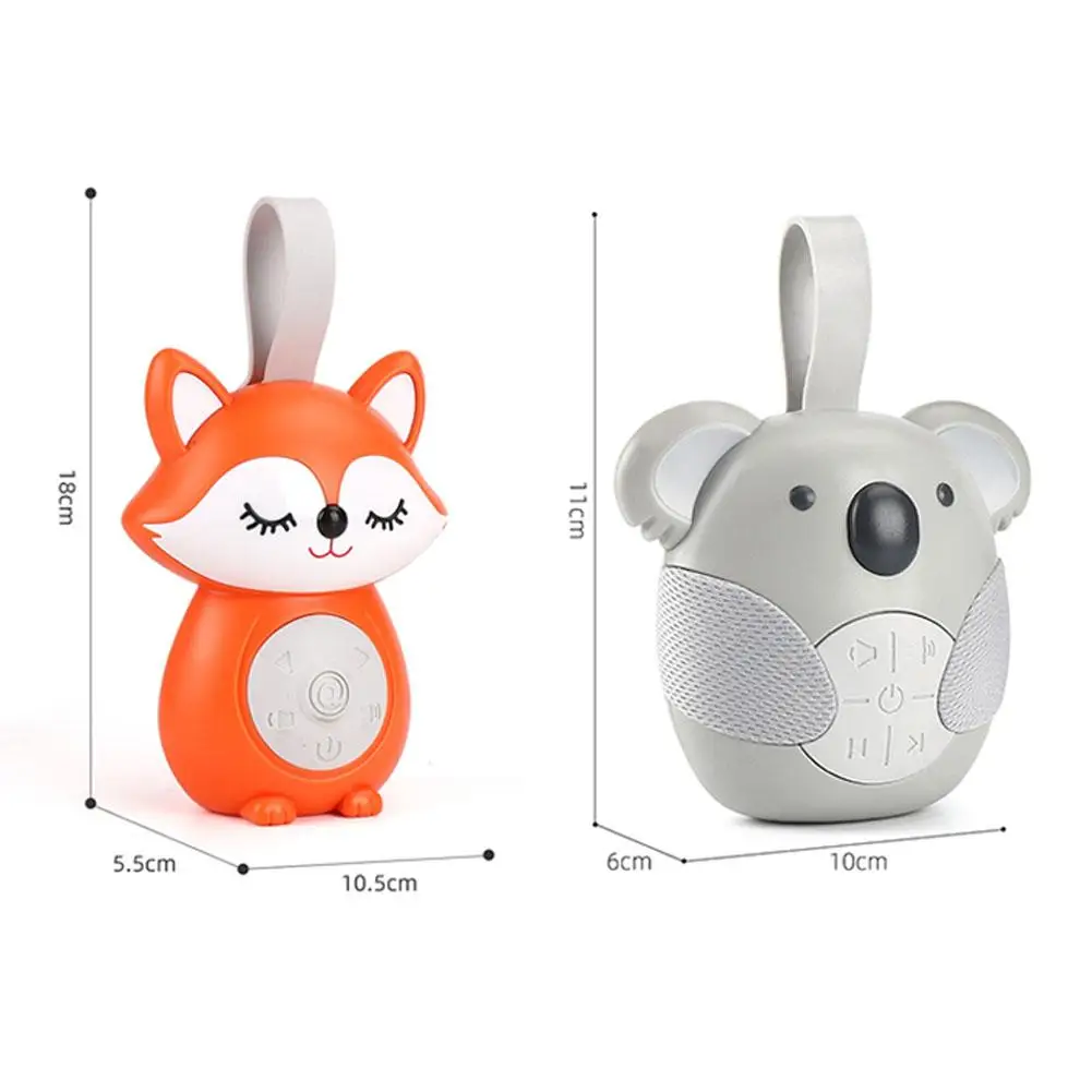 1pcs 아기 진정 수면 음악 플레이어 올빼미 여우 코알라 침대 트레일러 진정 음악 플레이어 수면 플레이어 액세서리