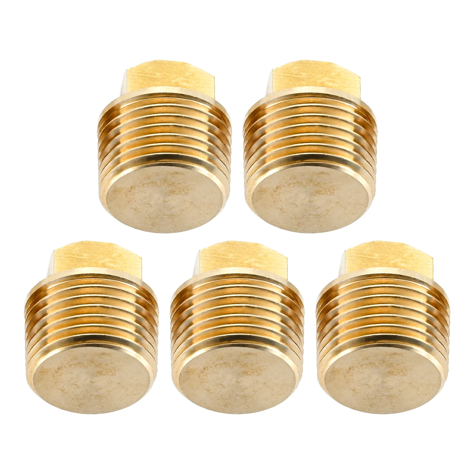 Tapón de drenaje para barcos, 5 uds., 1/2 "NPT, latón macizo, tapón de drenaje de rosca para Barcos Bayliner Four Winns Glastron Larson Sea Ray Starcraft