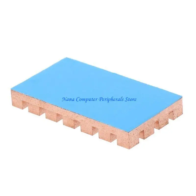 F68C for M.2 SSD 2260 NGFF 2242 Computer Laptop Hard Disk Ultra-thin Copper Fin Cooling Cooler Silent Heat Sink Radiato