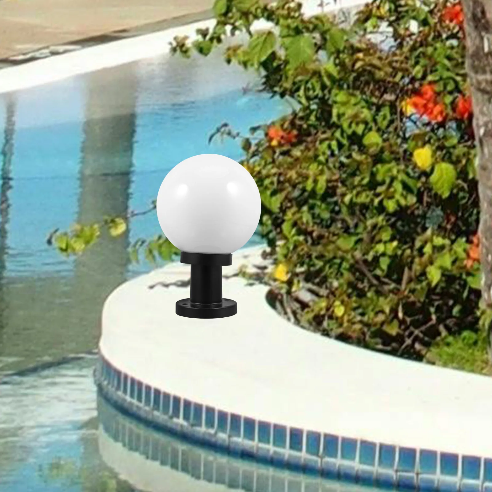 Acrylic Post Light Shade 15Cm Outdoor Lamp Post Light Fixture for Home Hotel Decoration Outdoor Column Lights Landscape Lighting