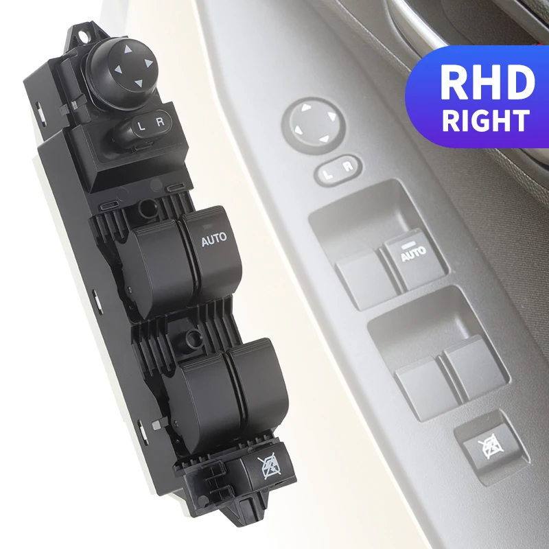 

Front Right Power Window Master Switch For mazda 3 BL 2009 2010 2011 2012 2013 Window Lift Control Button Right Hand Driver