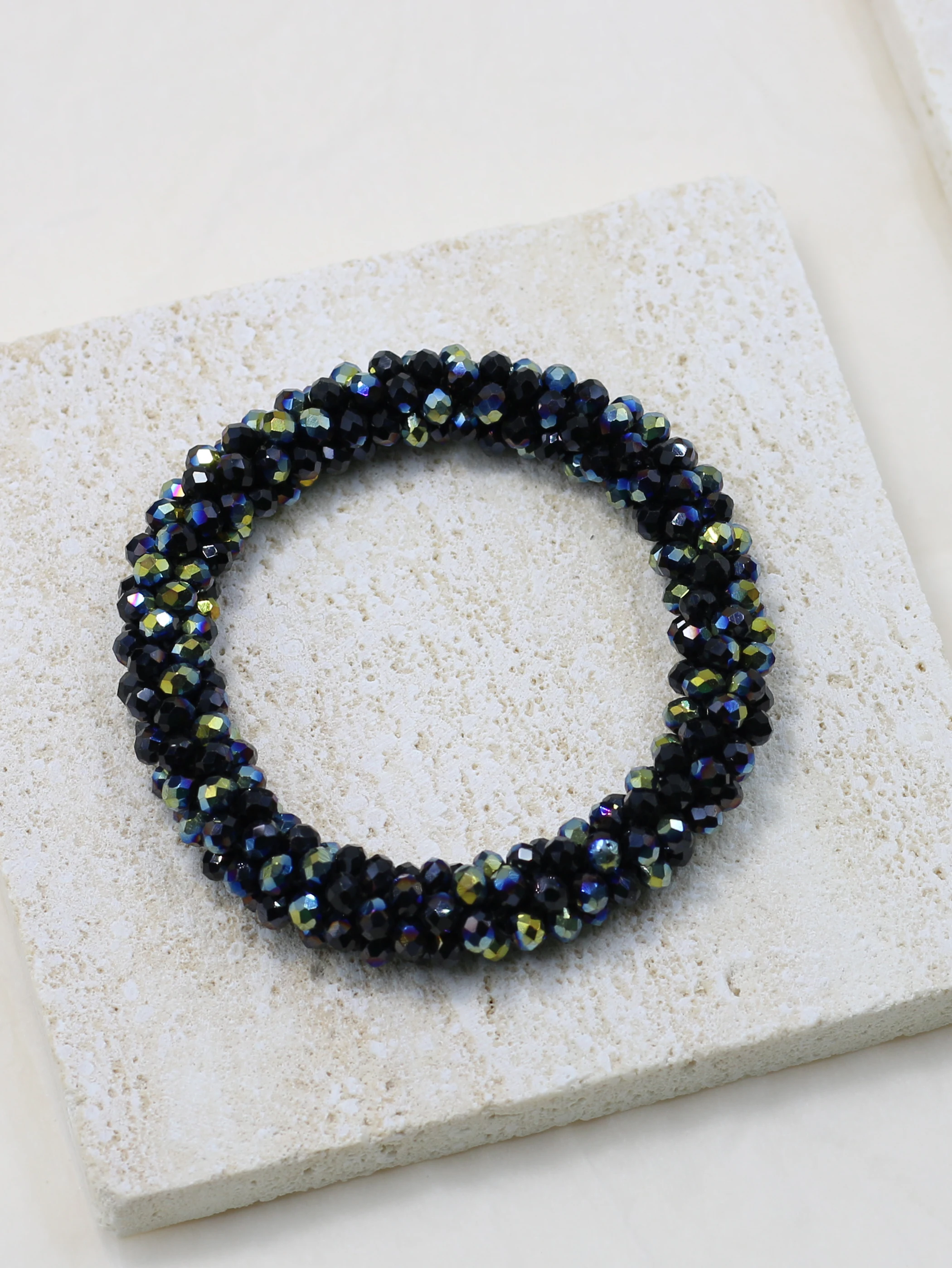

Beads Elastic Bracelet Handmade Strand Crystal Bracelets For Women Gift Multicolor Bracelets Jewelry Boho