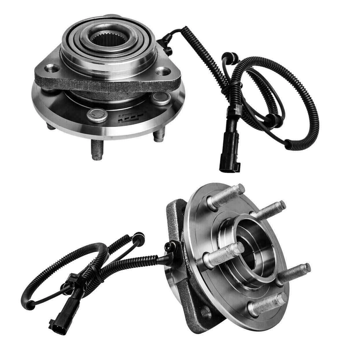 

513270 Pair Front Wheel Bearing & Hubs for 2008 2009 2010 2011 Jeep Liberty Dodge Nitro 3.7L 4.0L