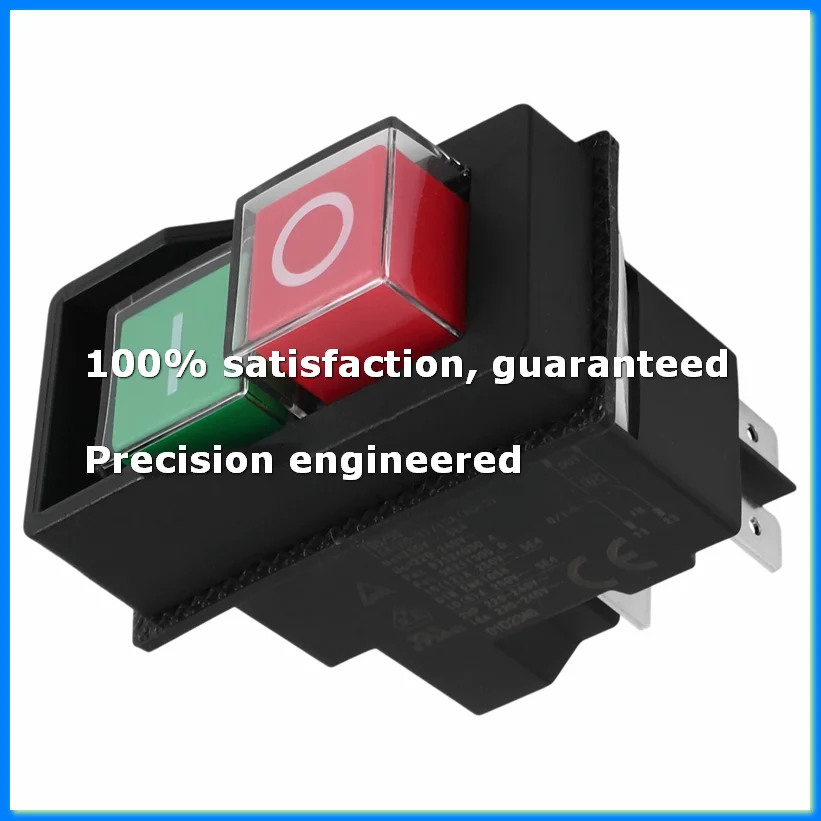 Electromagnetic Switches Pushbutton Switches for Garden Tools KJD17 220V 4 Pin -Terminals-A07G