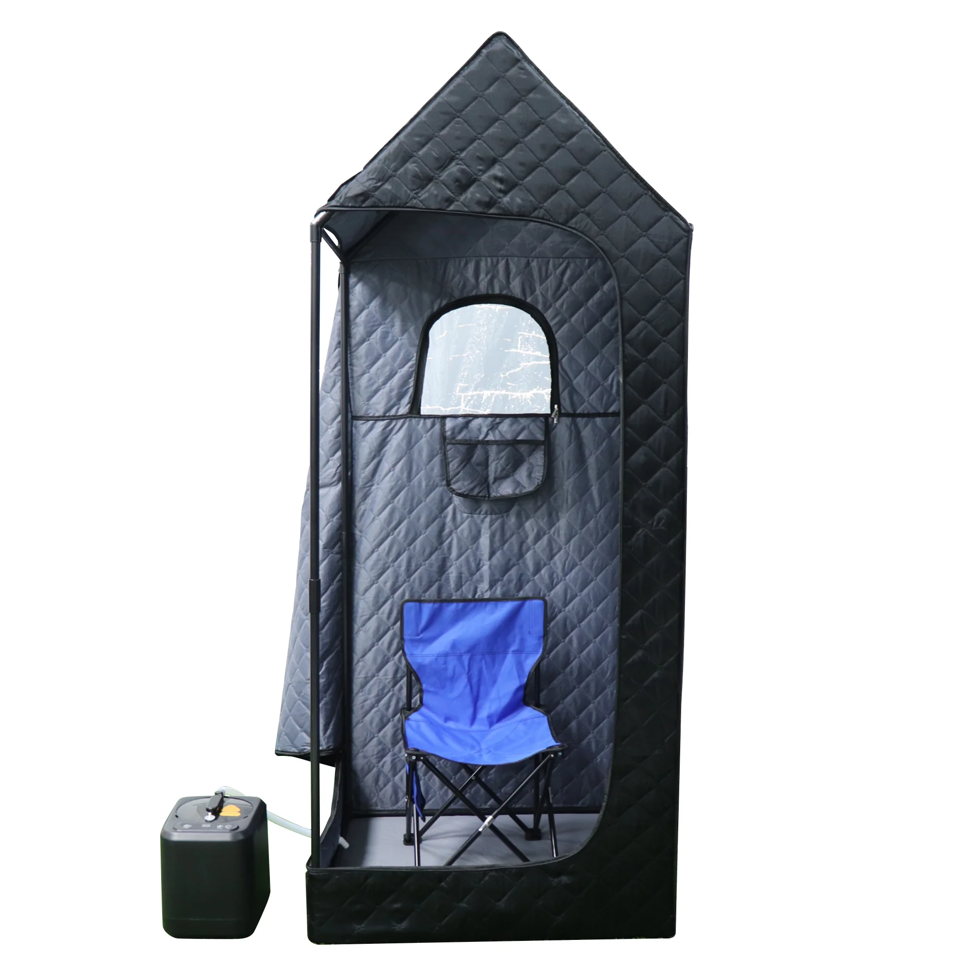 OHO Portable Steam Sauna Tent Full Size Personal  for Home Spa Lightweight  Box with Steamer