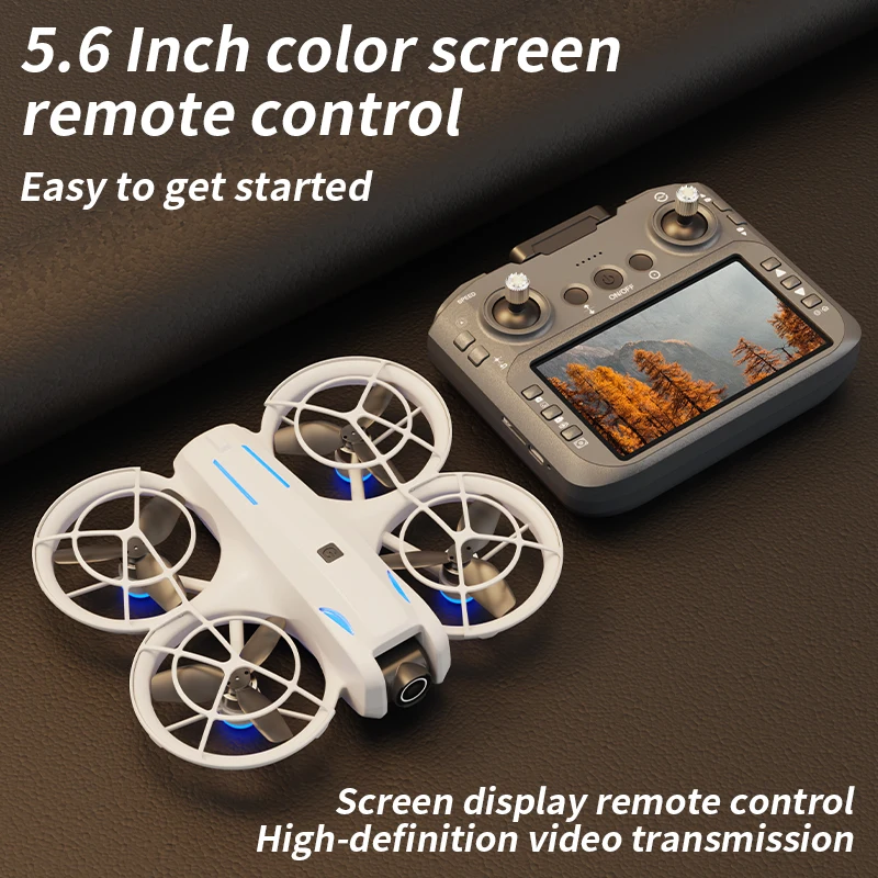L105 PRO Mini Camera Drone With 4K Professional HD Dual Camera 5G WIFI Screen Remote Control Dron FPV Brushless RC Quadcopter