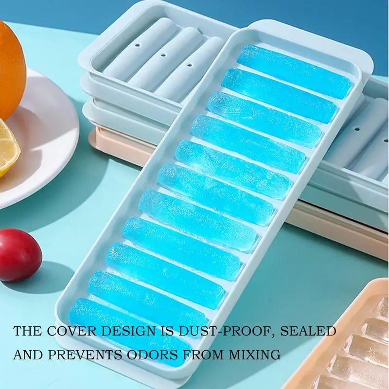 قالب صينية الجليد C ube مع غطاء صانع الثلج 11-مكعب سهل الإصدار I ce مكعب قوالب الصيف المطبخ بار لتقوم بها بنفسك أدوات صانع المشروبات المثلجة