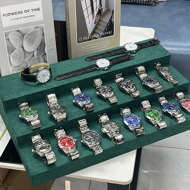 

Прозрачные подставки для часов, несколько яблочных часов, органайзер, держатель, витрина для ювелирных изделий, лоток, ящик для хранения часов, браслетов