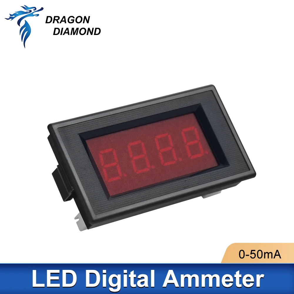 Digitale rode LED digitale paneelmeter DC-voltmeter spanningsmeter digitale ampèremeter voltmeter analoge ampère LED-spanningsmeter