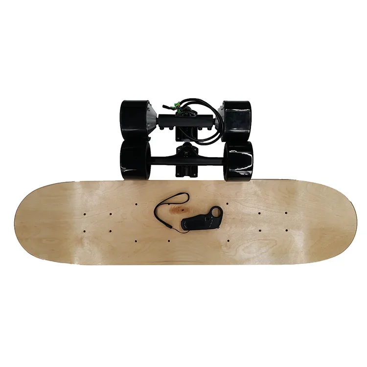 36V 90mm skate board dual motor one set with hub motor+skate board truck+wheels+driver