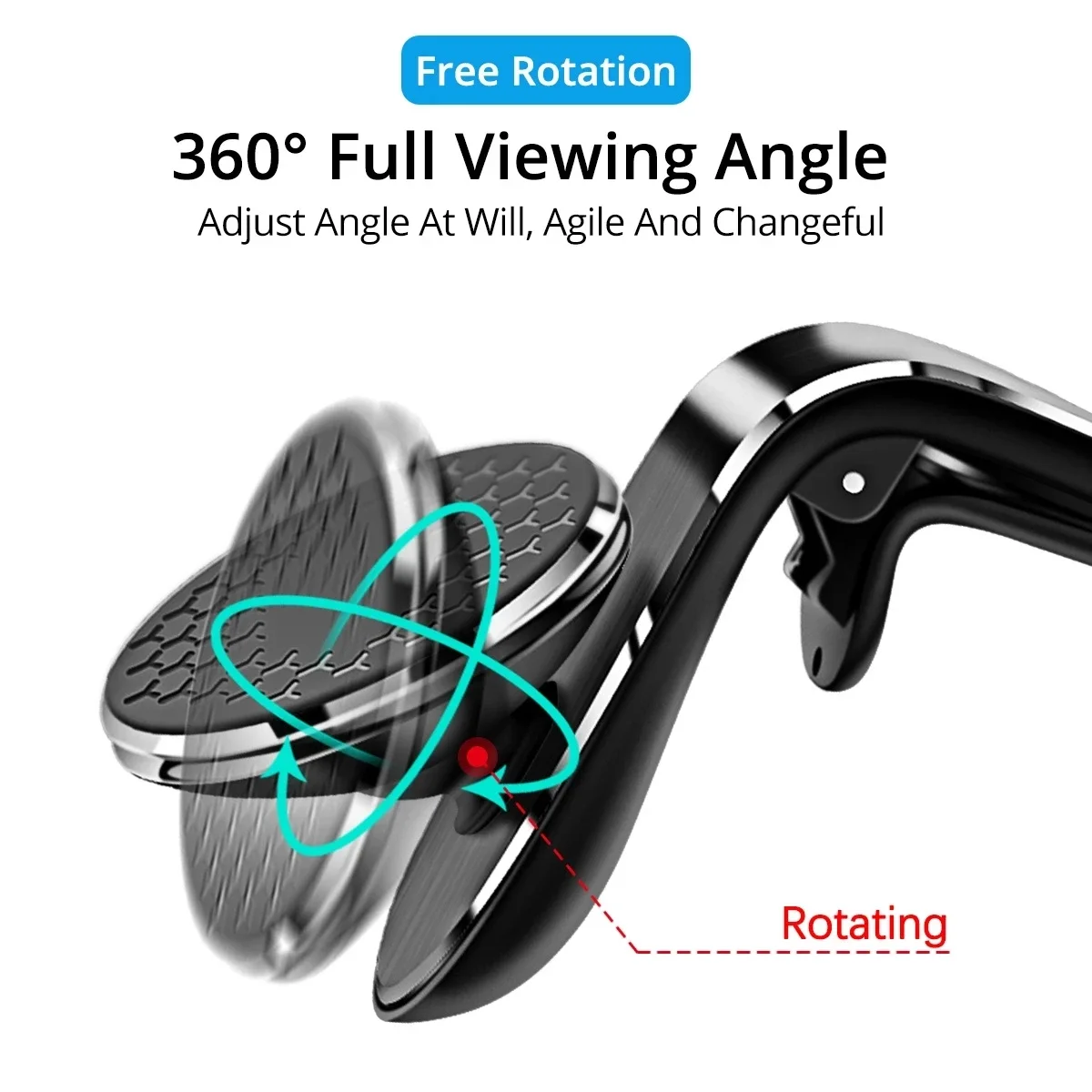 Magnetic Car Phone Holder Air Vent Clip Mount Mobile Cellphone GPS Support For Xiaomi iPhone Huawei Samsung Phone Stand in Car