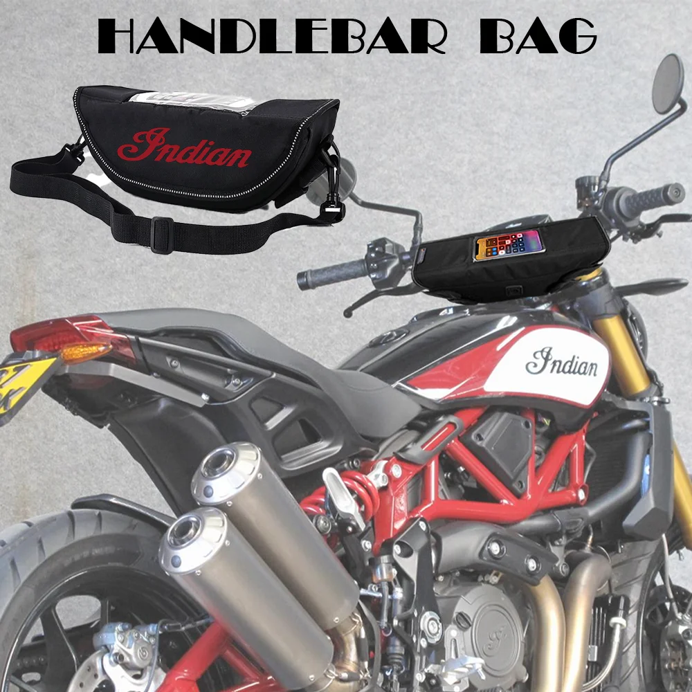 

Motorcycle Waterproof And Dustproof Handlebar Storage Bag For Indian FTR 1200 S FTR1200 Carbon / Rally Chief VINTAGE