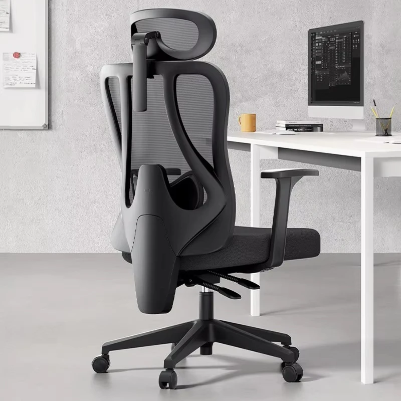 Black And White P1 Computer Office Chairs Ergonomic Reclining Office Chairs Dormitory Study Household Sillas Gamer Furniture