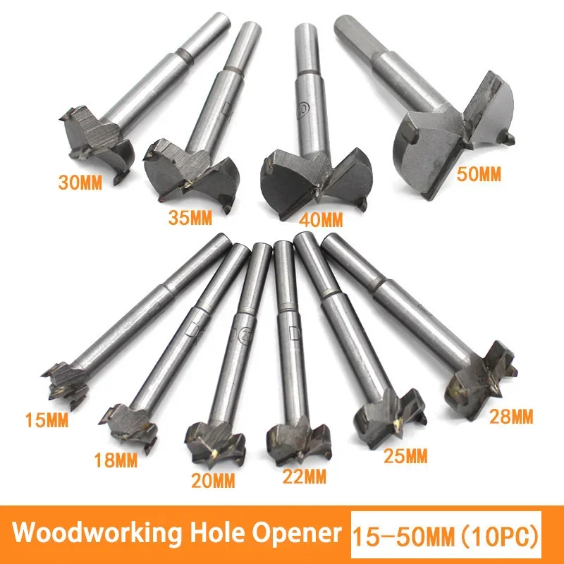 

Woodworking Drill Bits Hole Saw Cutter For Solid Wood Hardwood Plastic Board Hinge Installation Round Hole Cutter DIY Drilling