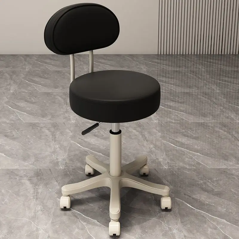 Schoonheidskruk met rugleuning Katrol Roterende liftstoel Manicure Haar Draaistoel Huishoudelijke dressing Make-upstoel