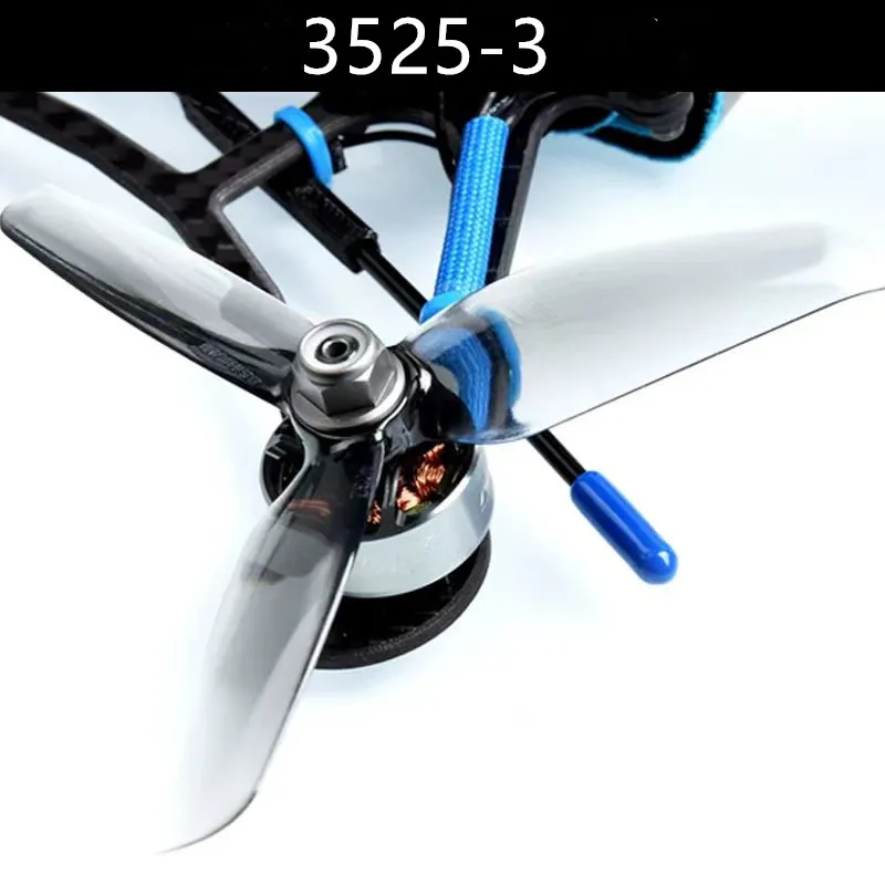 3525 プロペラ Gemfan 3.5 インチ 5 ミリメートル/T マウント PC 小道具 RC FPV フリースタイルレーシングミニマルチローターつまようじドローン CW CCW 6 ペア/12P