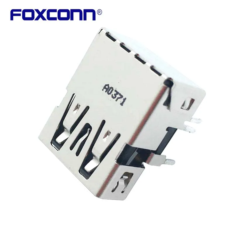 

Foxconn UEA1113-45612-7H Single Layer USB3.0 Flat Mouth Pad high H=8.5 Harpoon foot