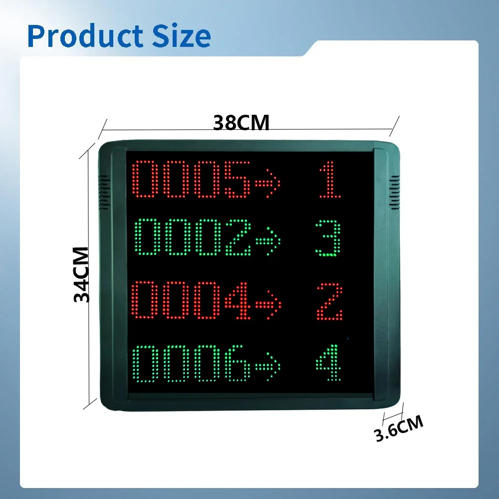 Queue Calling System Ticket System Digital Number Display Ticket Counter Machine for Office Customers Number Waiting