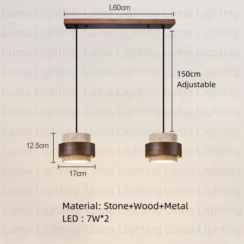 Wabi Sabi grotsteen hanglamp, gele travertijn kroonluchters E27 lamp voor keukeneiland restaurant eetkamer woondecoratie