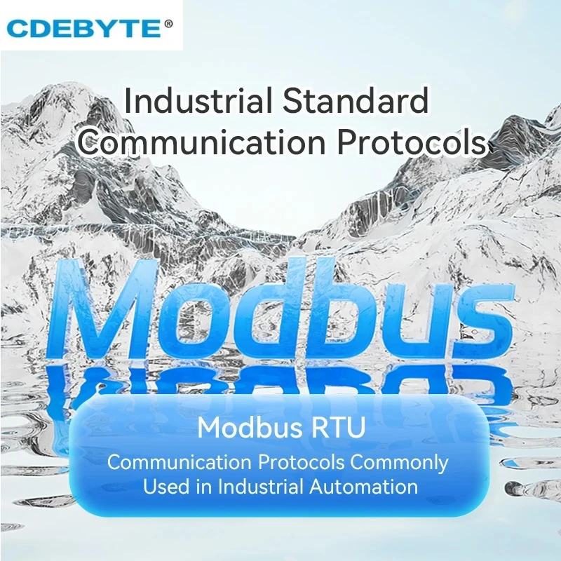 Modul IO Serial ModBus RTU Antarmuka RS485 AI DI DO 8 Output Digital 8~28VDC CDEBYTE MA01-AACX2240 Seri Instalasi Rel
