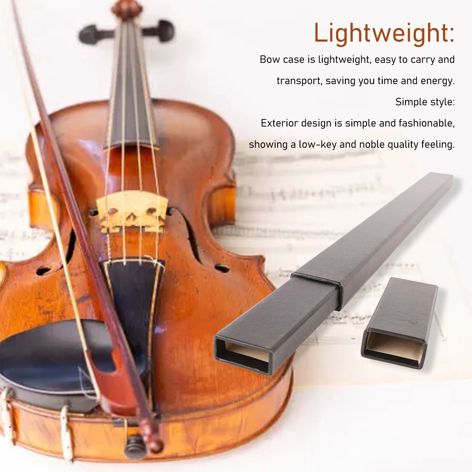 Violine Viola Cello Bogen Fall Pull Typ Starke Shell Samt Futter Bogen Schutz Fall