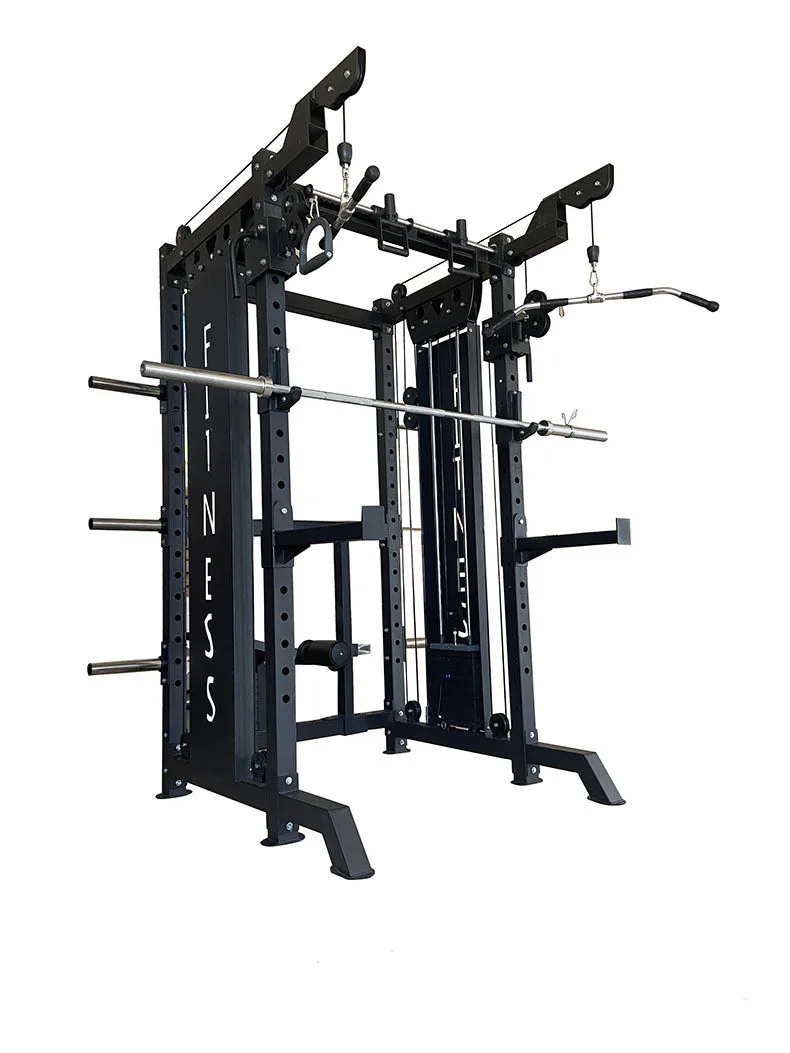 Commercial Smith machine comprehensive trainer multi-function gantry home bird fitness machine bench press squat rack