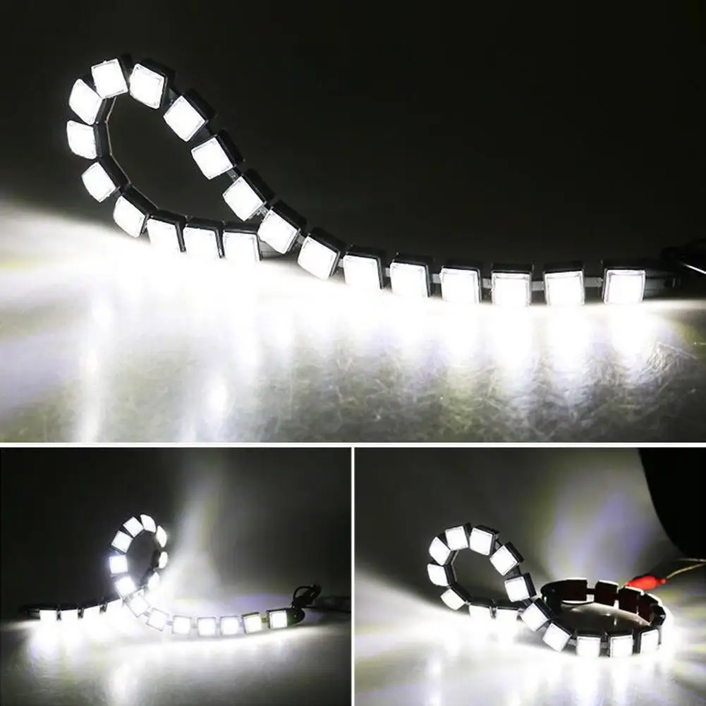LED Daytime Running Lights Waterproof Flexbile Car Auto Eye Streamer Driving Modification Eagle Universal Headlights DRL Li H5L7