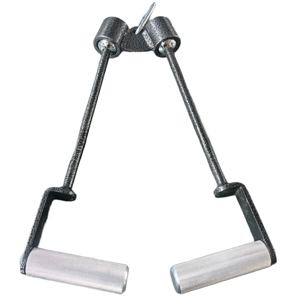 360 Degree Rotating Gym Handle Adjustable Back Workout Equipment With Hook White Portable Fitness Equipment Accessories