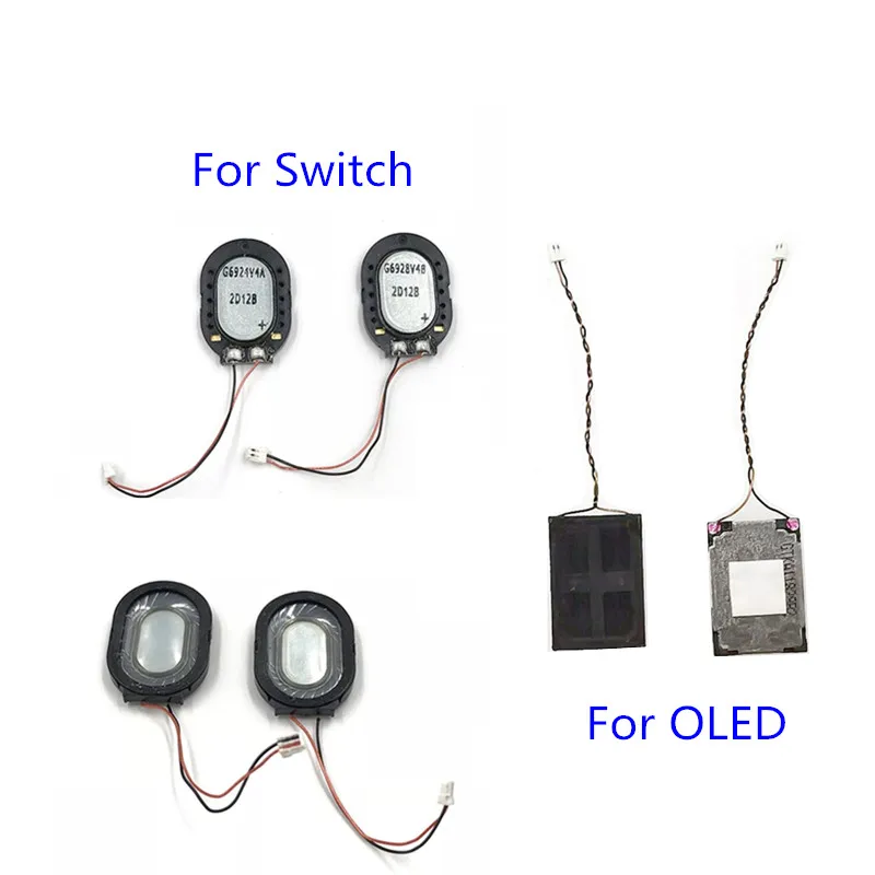 Original สำหรับ Nintend Switch/OLED คอนโซลลำโพงเสียงปุ่มเปลี่ยนชิ้นส่วนลำโพงในตัว