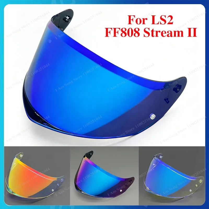 Motorcycle Helmet Visor Lens For LS2 FF808 Stream II Replace Anti-UV Anti-Scratch Dustproof Wind Shield Motorcycle Accessories