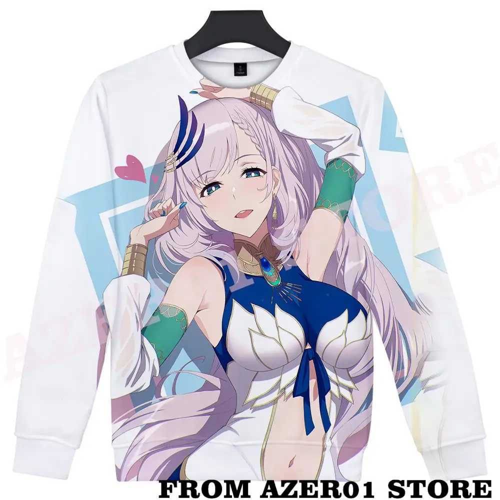 

HOLOLIVE VTuber Pavolia Reine Merch CREWNECK 3D autumn winter Men/Women casual Kawaii Round sweatshirt Hoodies