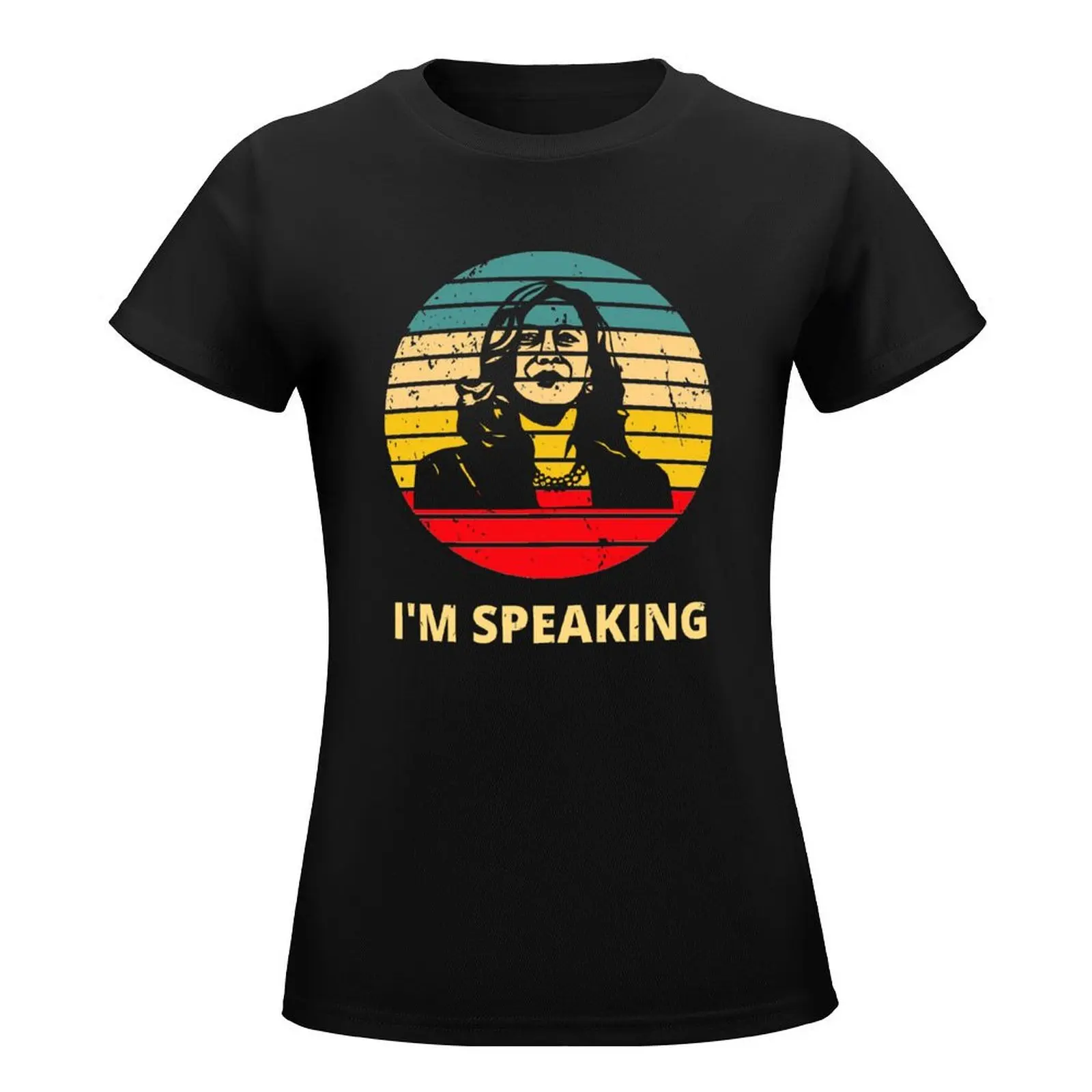 I'm Speaking Kamala Vintage 2020 T-Shirt korean fashion Aesthetic clothing summer top lady clothes black t shirts for Women