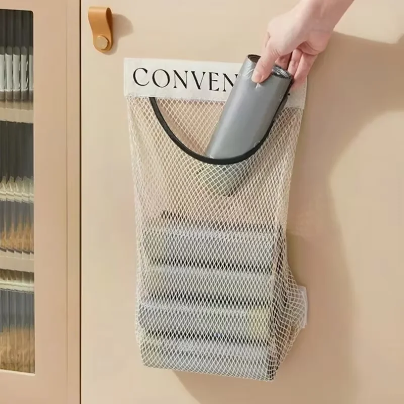 Velcro Mesh Wall-Mounted Storage Bag — High-Capacity Hanging Organizer for Underwear & Lingerie — A Versatile Storage Essential