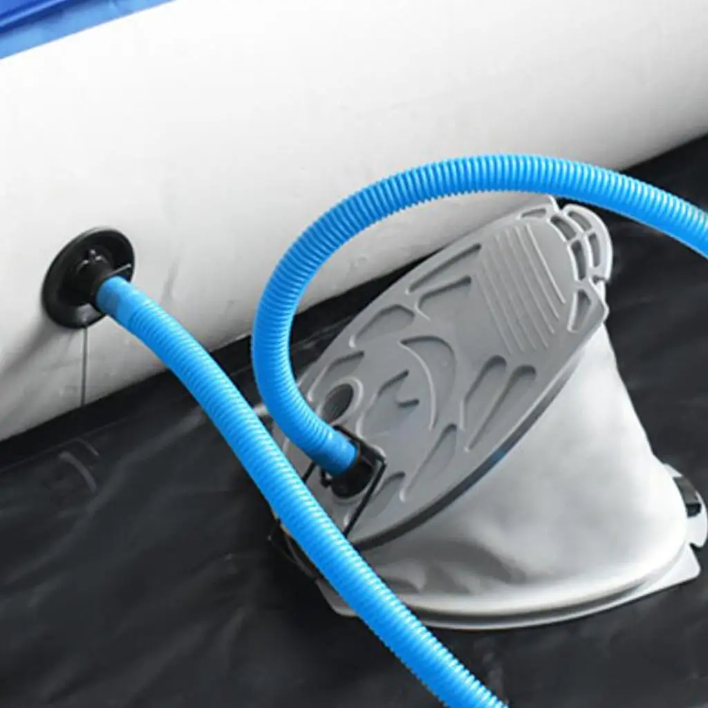 Foot Step Air Pump Large Size Inflator Deflator Adapter for Inflatable Boat Aluminum Floor Bed Toy Accessory