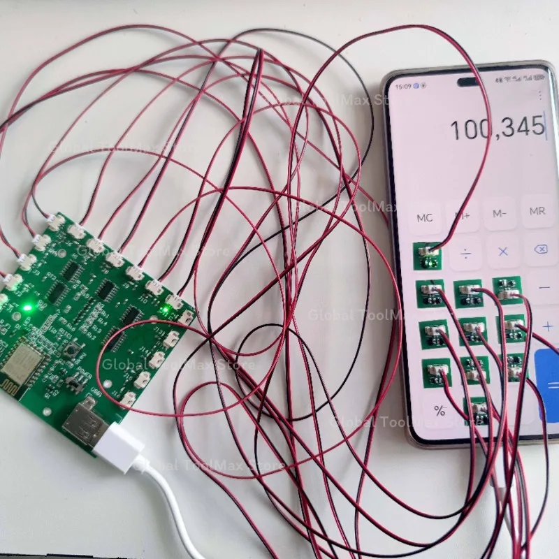 Programmable mobile phone screen clicker physical peripherals automatic auxiliary connection artifact wifi version