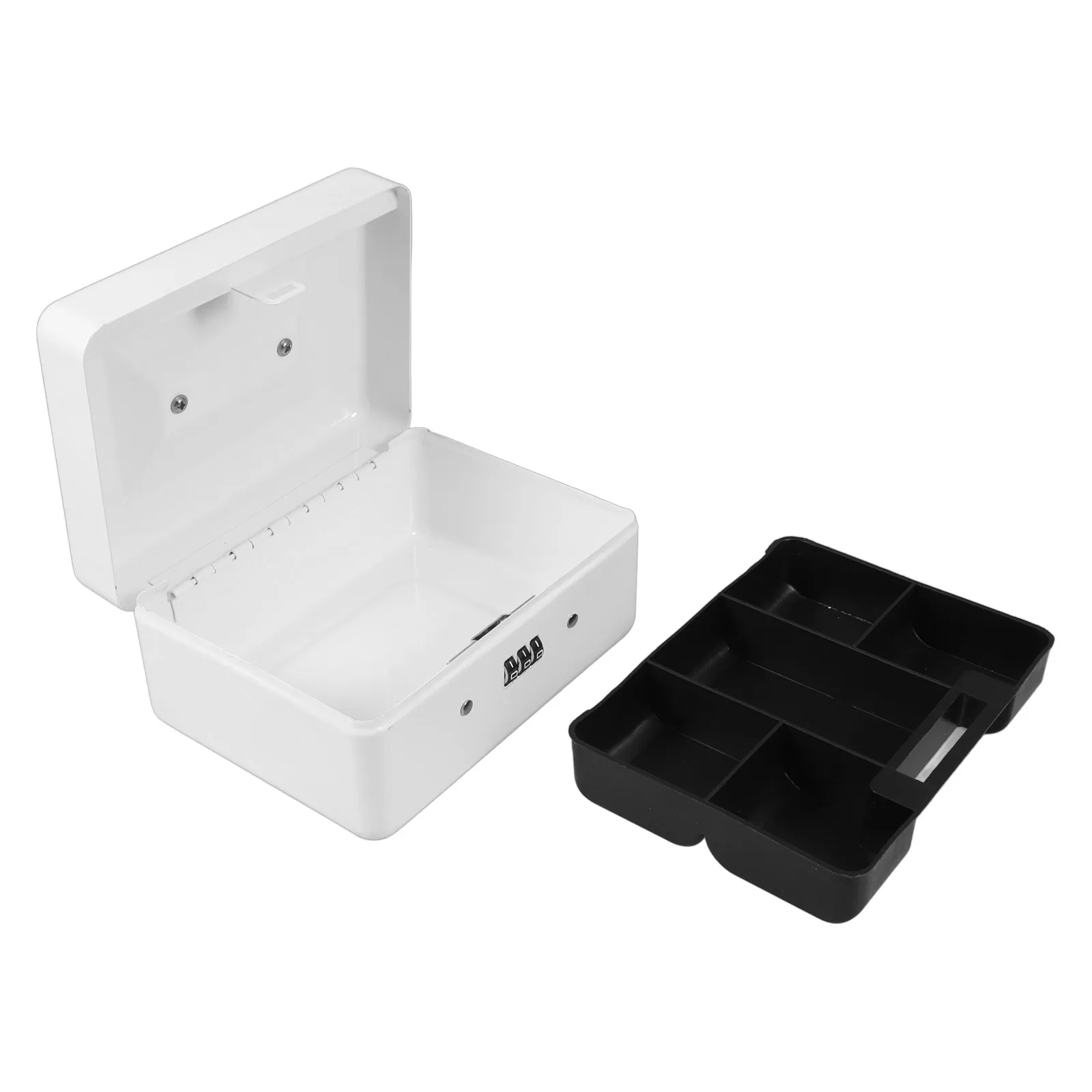 قفل بكلمة مرور النقدية تخزين معدني شديد التحمل للمنزل والمكتب والنوم سعة كبيرة حاوية مقصورة مخفية صندوق آمن صغير لـ #2