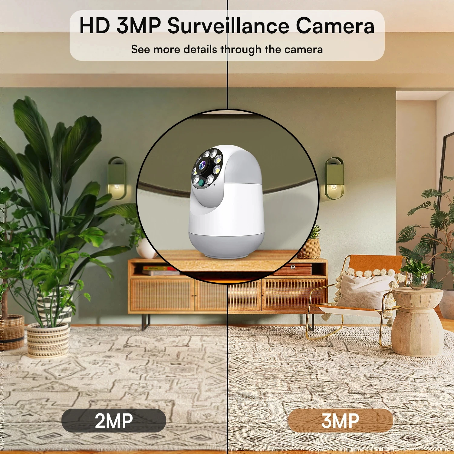 كاميرا ذكية صغيرة واي فاي IP تتبع تلقائي 4MP كاملة للرؤية الليلية شبكة لاسلكية CCTV فيديو مراقبة الطفل كاميرا الأمن