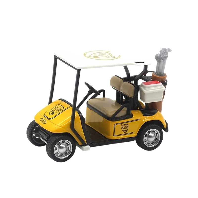 X90F 1 36 Scale Golf Cart Model With Pull Back Action For Desktop Display And Collectible