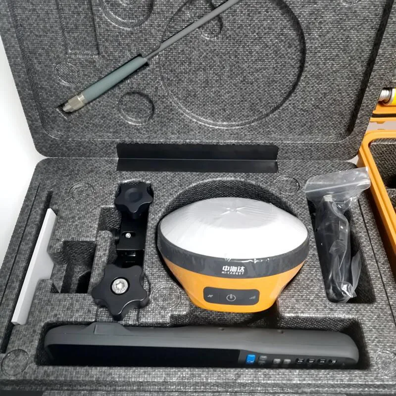 مجموعة روفر قاعدة Hi Target V200 عالية الأداء جهاز استقبال Gps Rtk Gnss 1408 قنوات أداة مسح الأراضي V200
