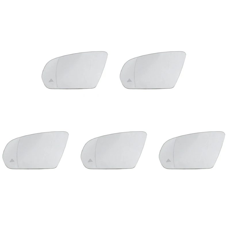 5X Left Side Wing Rearview Mirror Glass Blind Spot Heated For Mercedes-Benz C,E,S,GLC Class W205 W222 W213 X253 2013-21